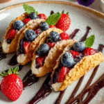 Berrylicious Cheesecake Tacos recipe