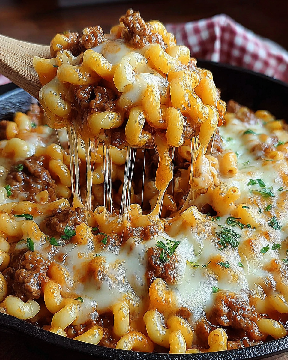 Best Cheesy Hamburger Casserole Recipe (Easy, Step-by-Step)