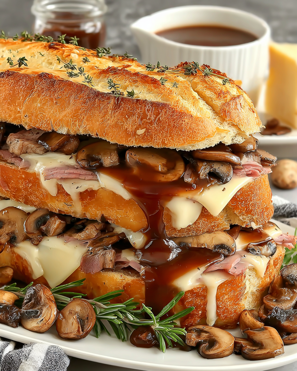 Best Mushroom French Dip Sandwich Recipe (Easy, Step-by-Step)