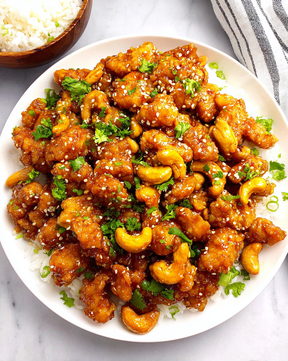 Cashew Chicken with tomato-basil — Smoky Heat