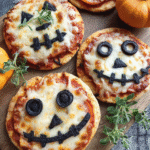 Halloween Mini Pizzas recipe