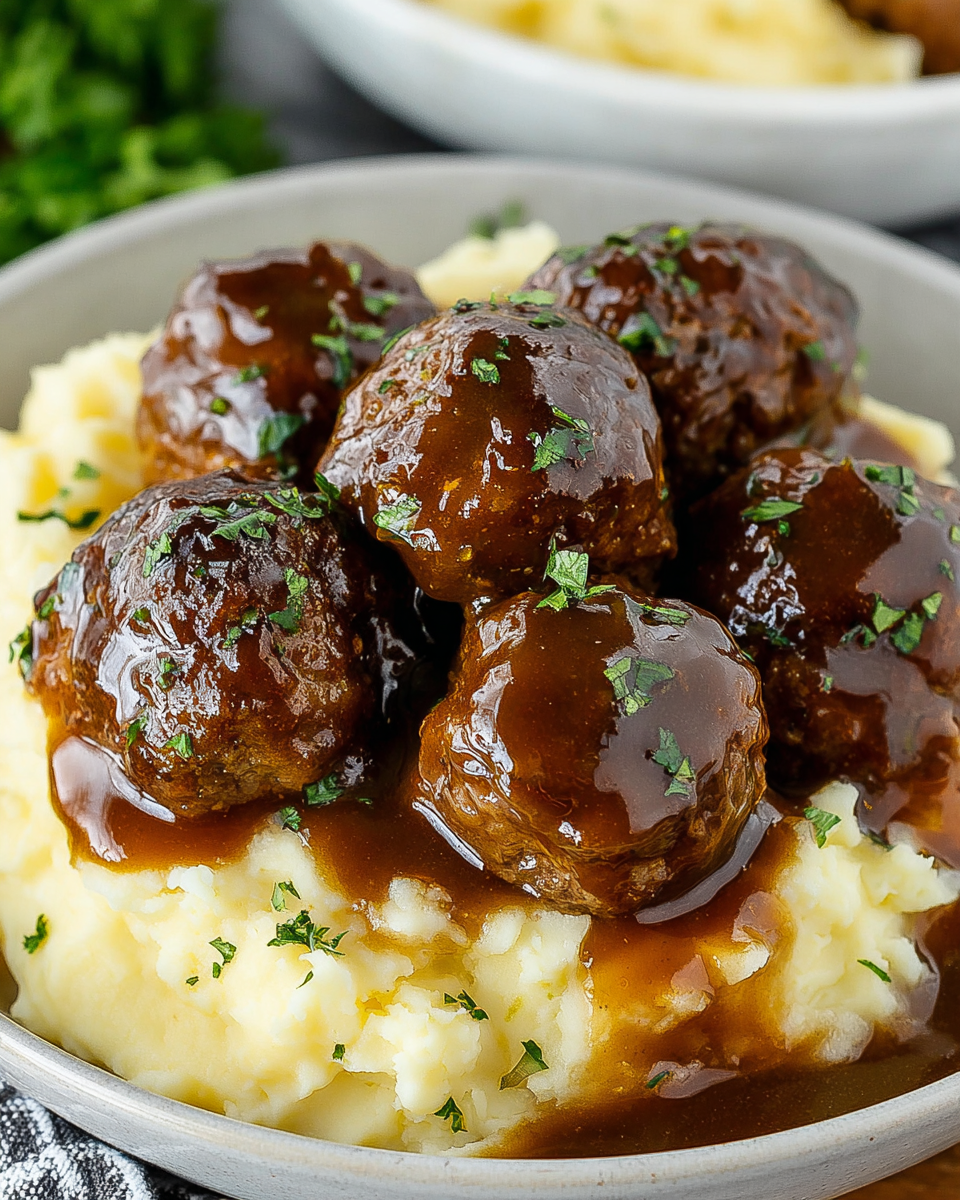 How to Make Slow Cooker Salisbury Steak Meatballs at Home