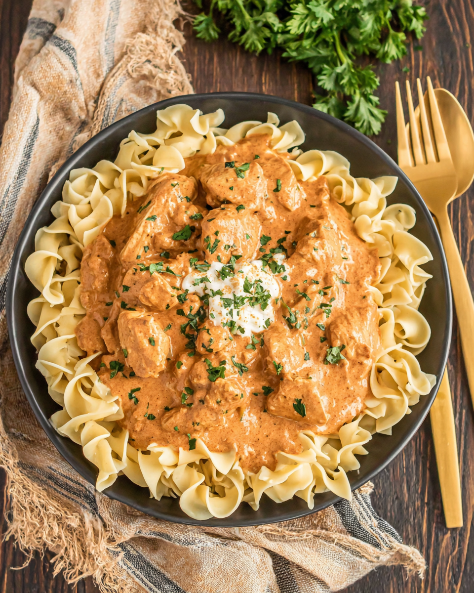 Hungarian Chicken Paprikash with honey-garlic — Bright Lemon
