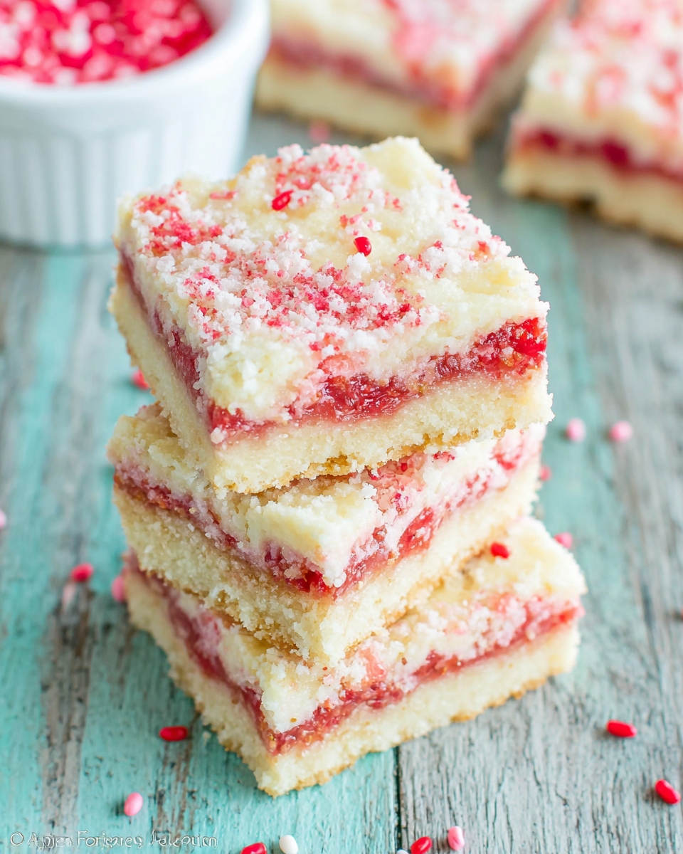 Strawberry Shortcake Bars recipe