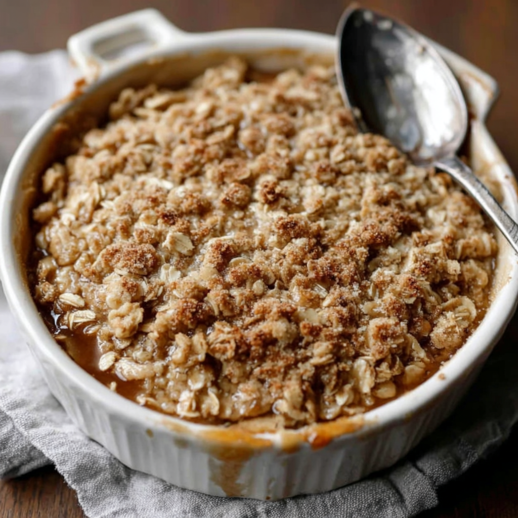 Amazing Recipe for Oatmeal Crumble Topping