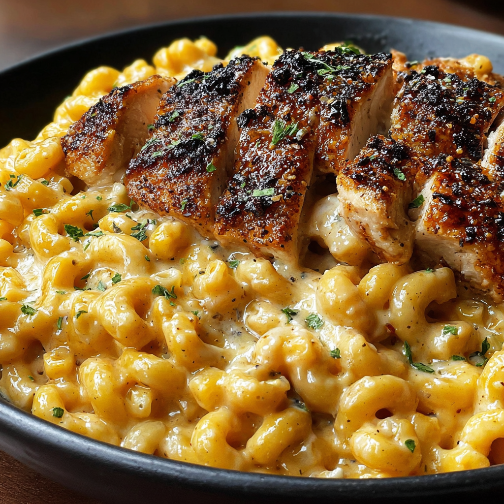 Creamy Honey Pepper Chicken Mac & Cheese
