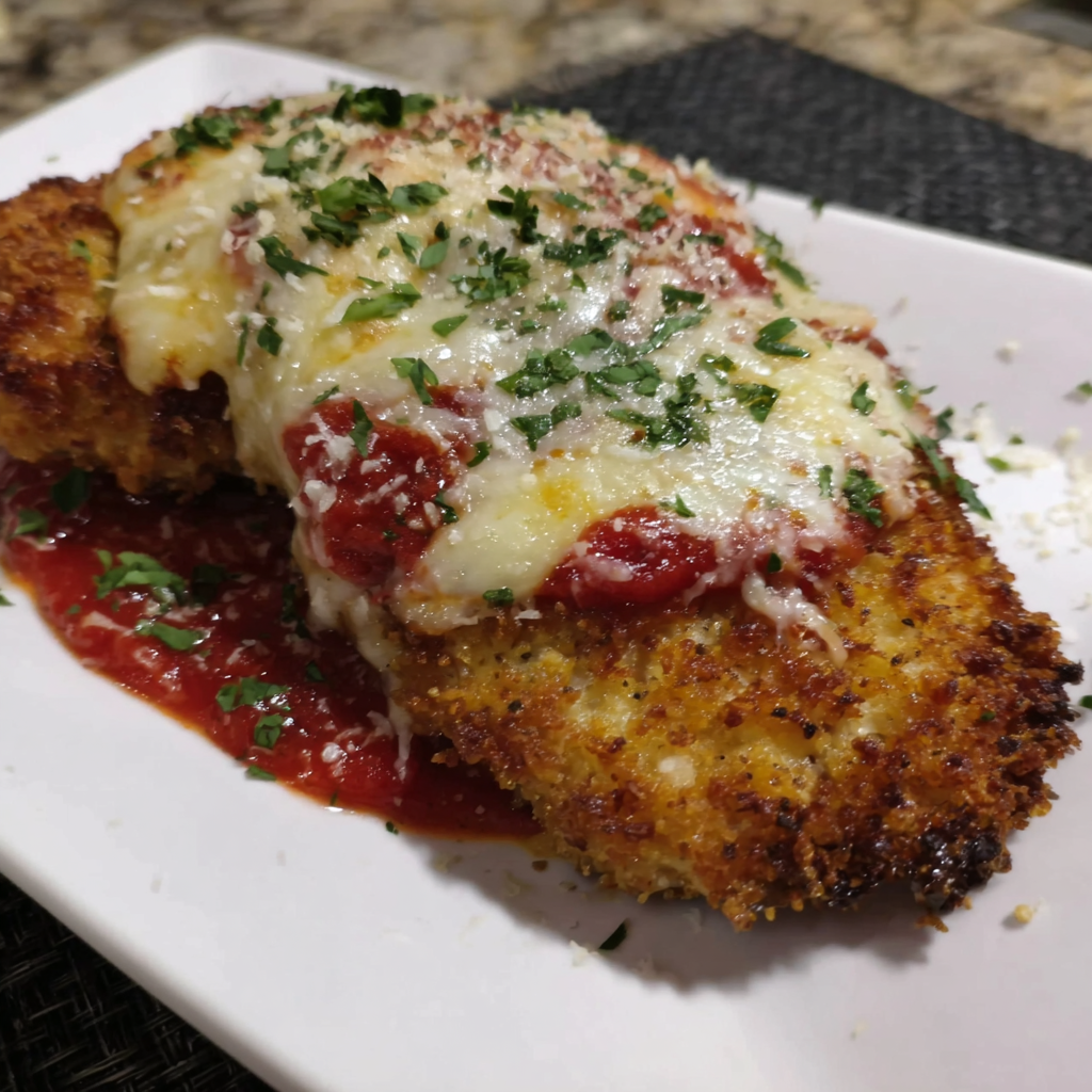 Crispy Air Fryer Chicken Parmesan Recipe