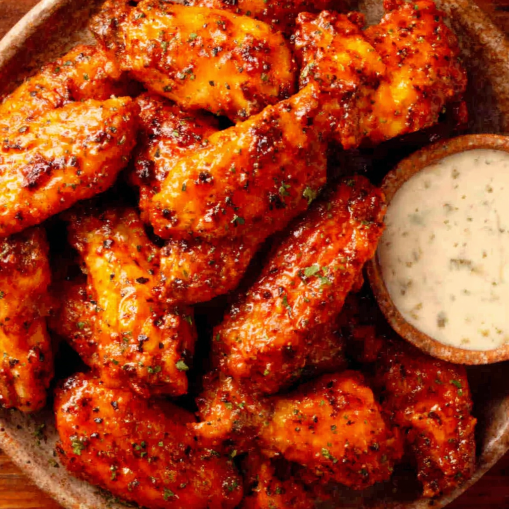Crispy Buffalo Chicken Wings That Pack a Punch
