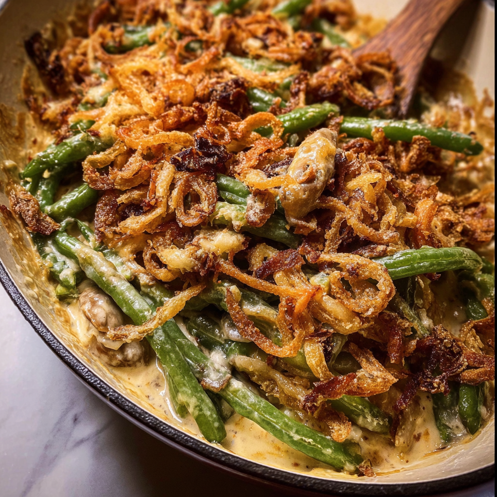 Delicious Homemade Green Bean Casserole Recipe