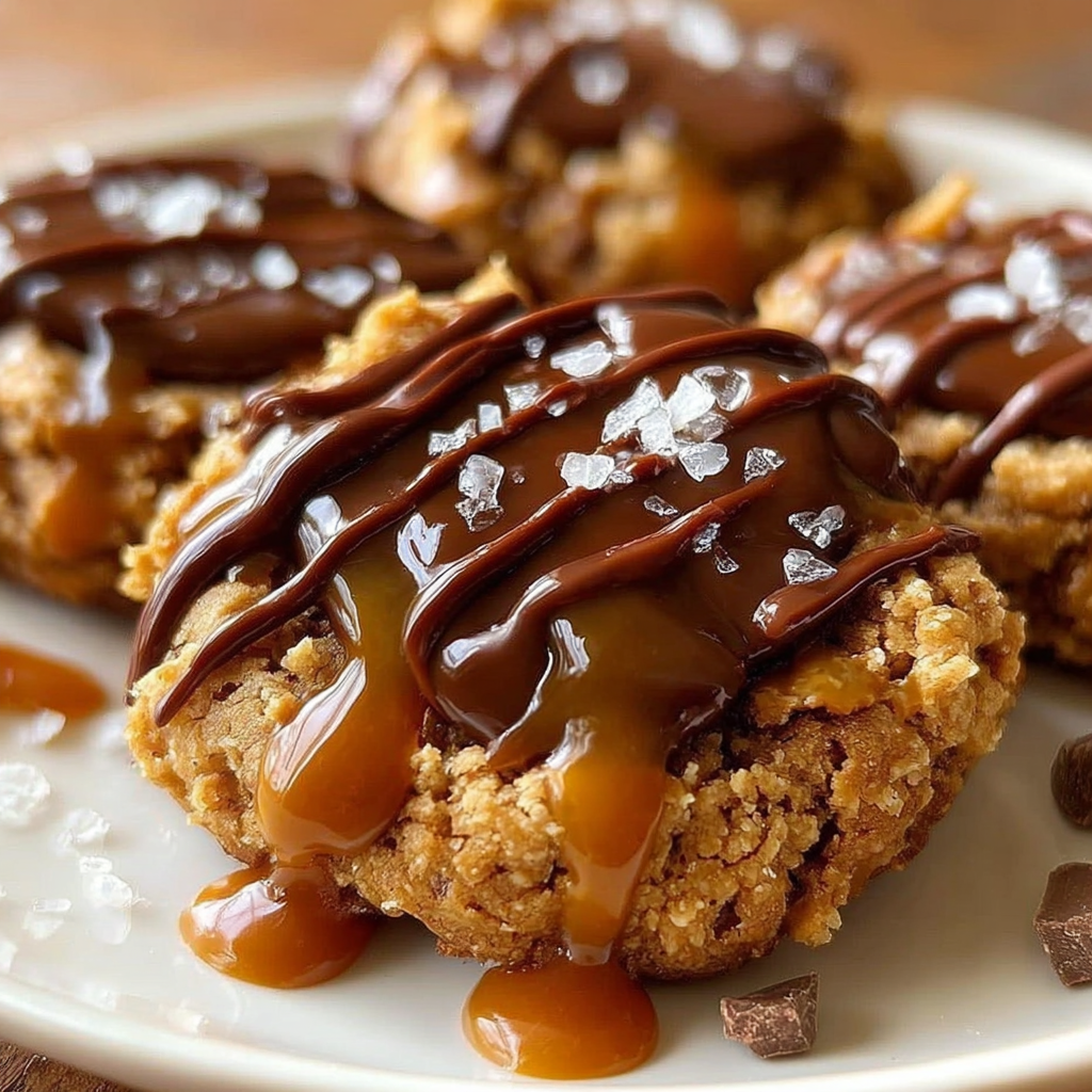 Delicious Peanut Butter Chocolate Caramel Cookie Recipe
