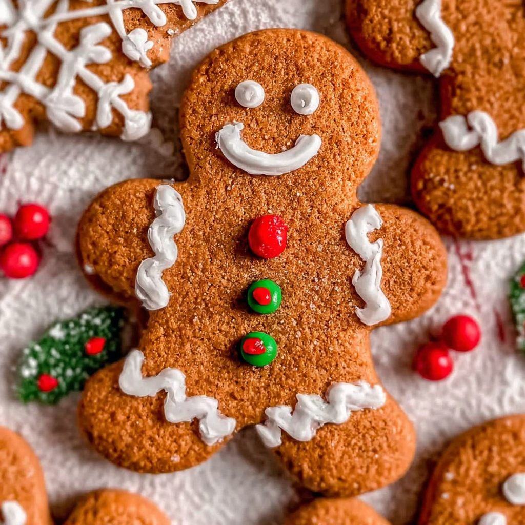 Deliciously Soft and Chewy Gingerbread Man Cookies