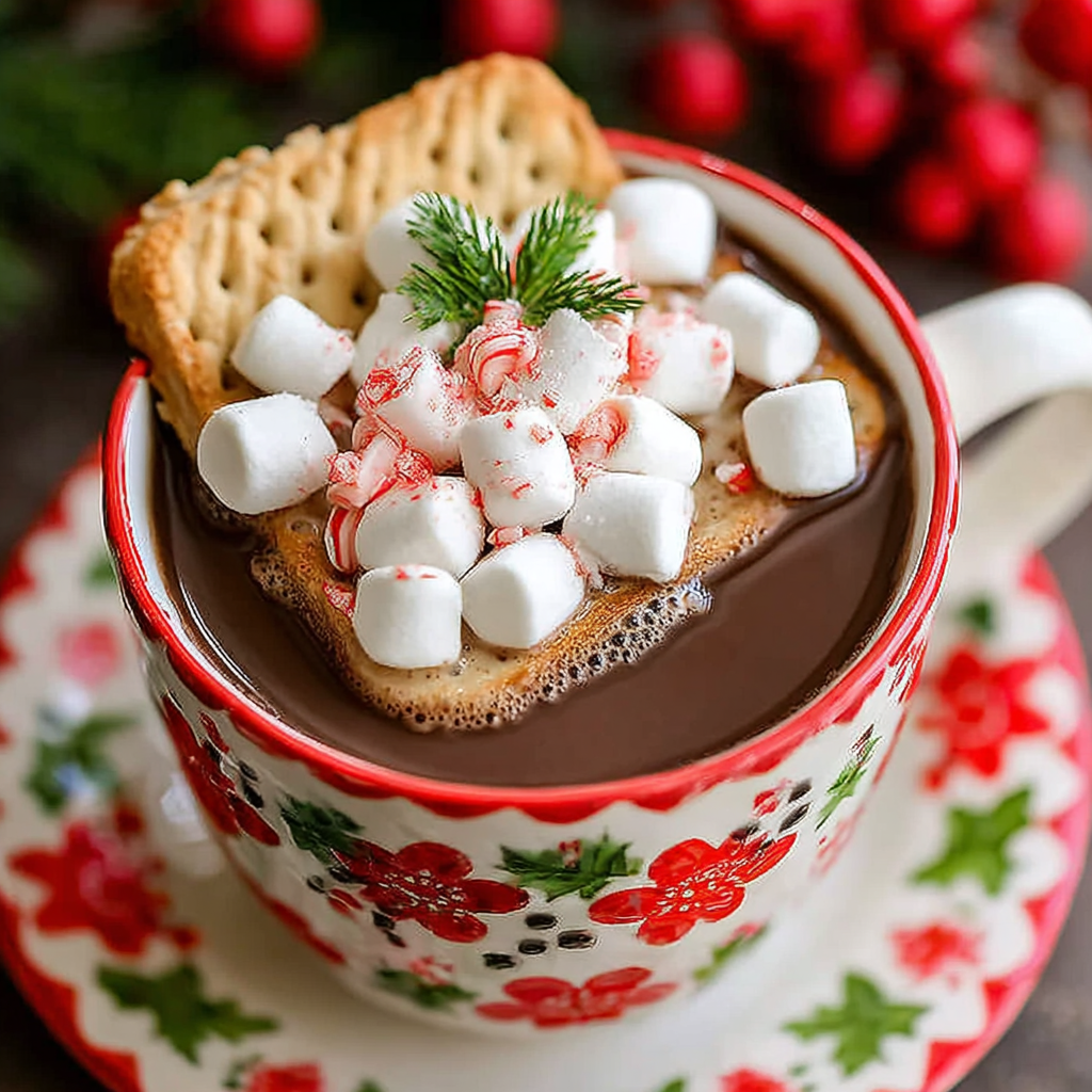 Delightful Christmas Hot Chocolate Toast Recipe