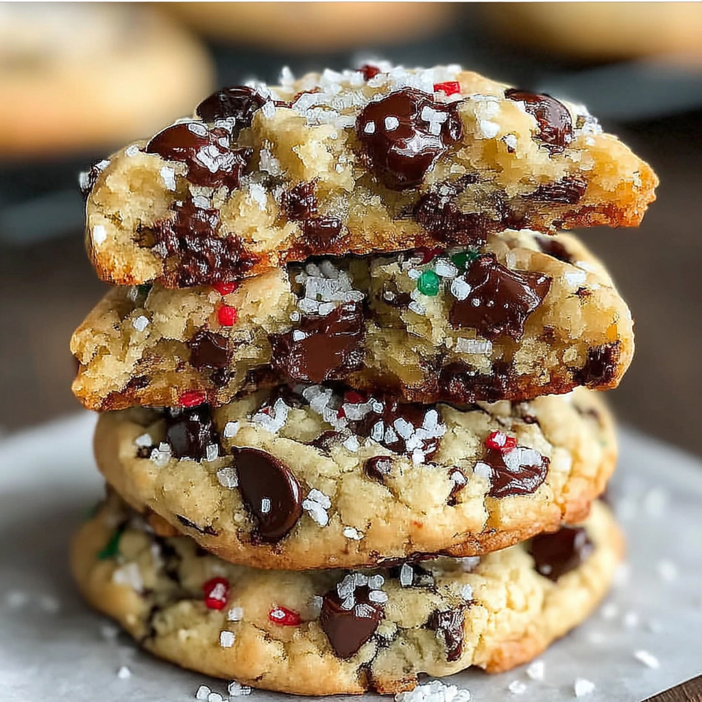 Delightful Easy Winter Wonderland Chocolate Chip Cookies