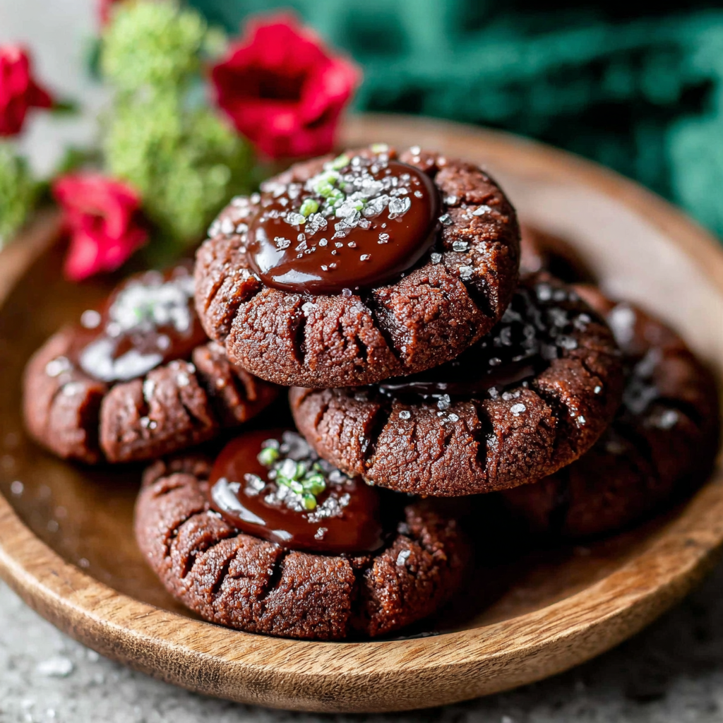 Delightful Indulgence: Chocolate Thumbprint Cookies