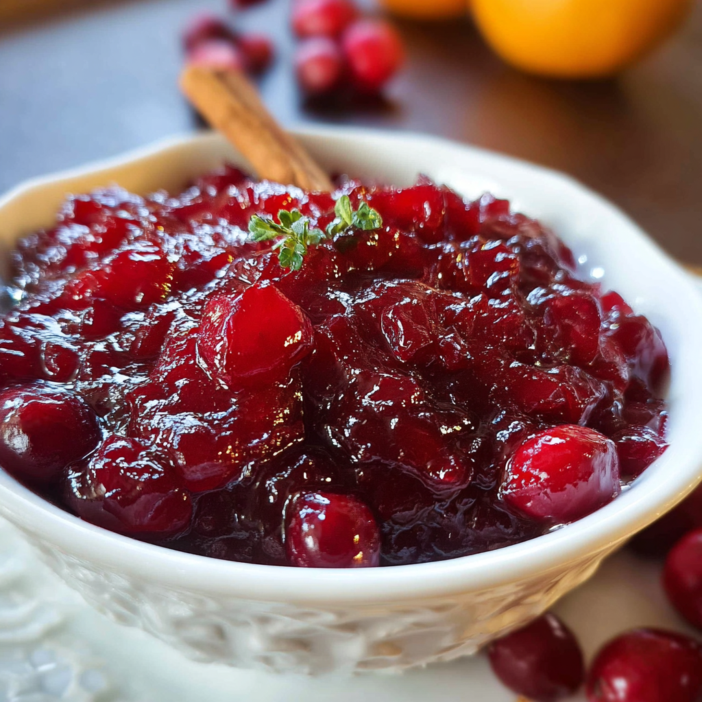 Elevate Your Feast with Classic Christmas Cranberry Sauce
