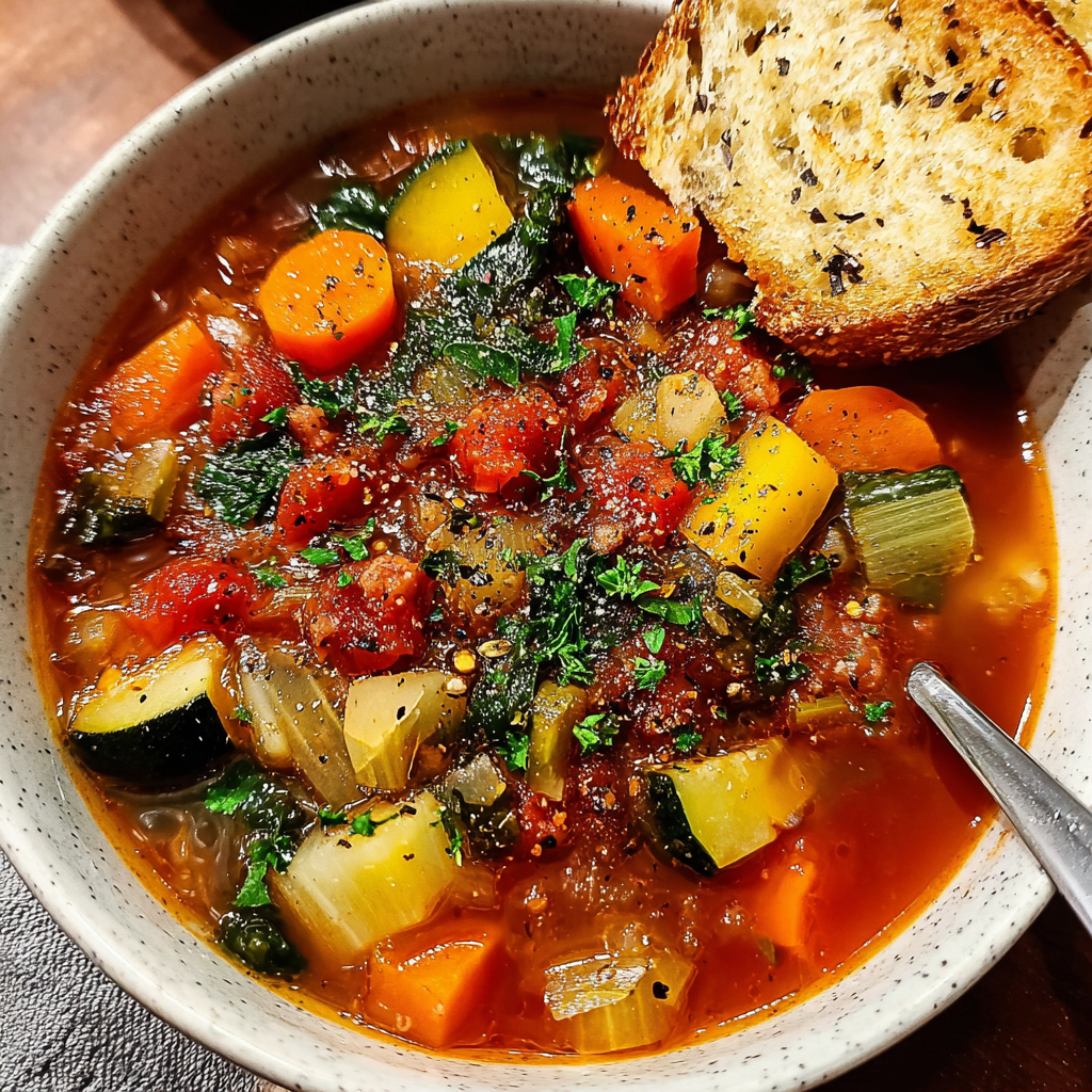 Hearty Italian Vegetable Soup: A Warm, Healthy Delight