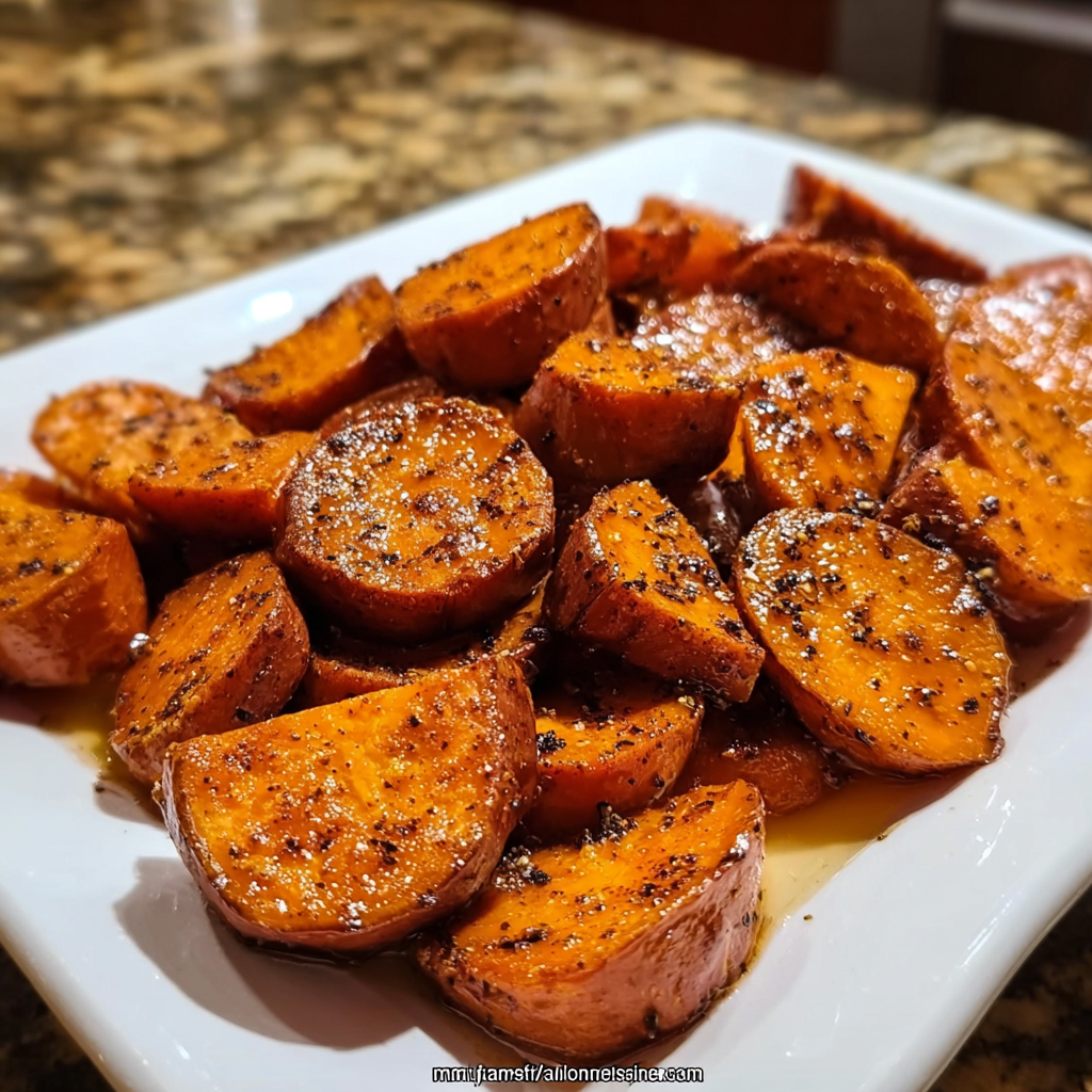 Savory and Sweet: Roasted Sweet Potatoes with Brown Sugar