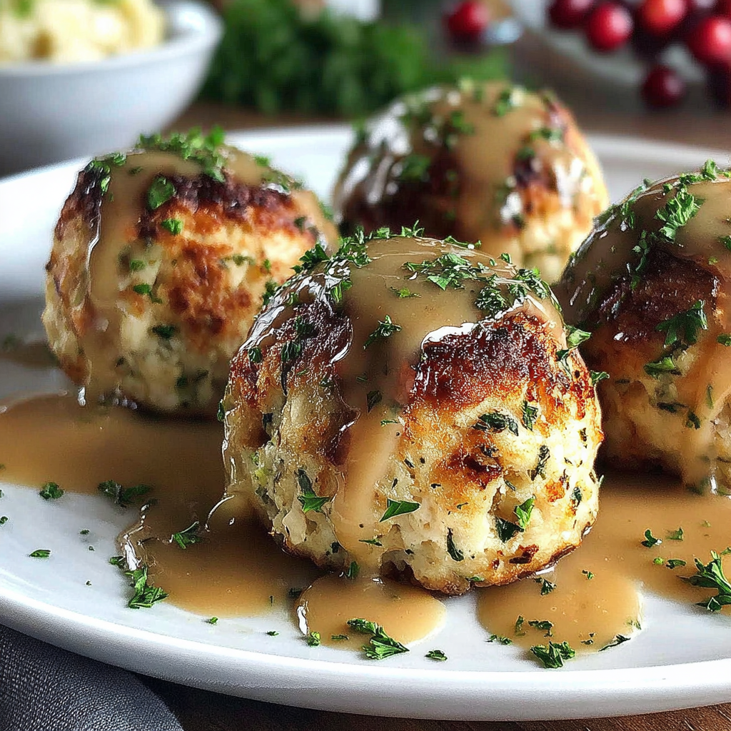 Savory Turkey Stuffing Balls for Your Holiday Feast