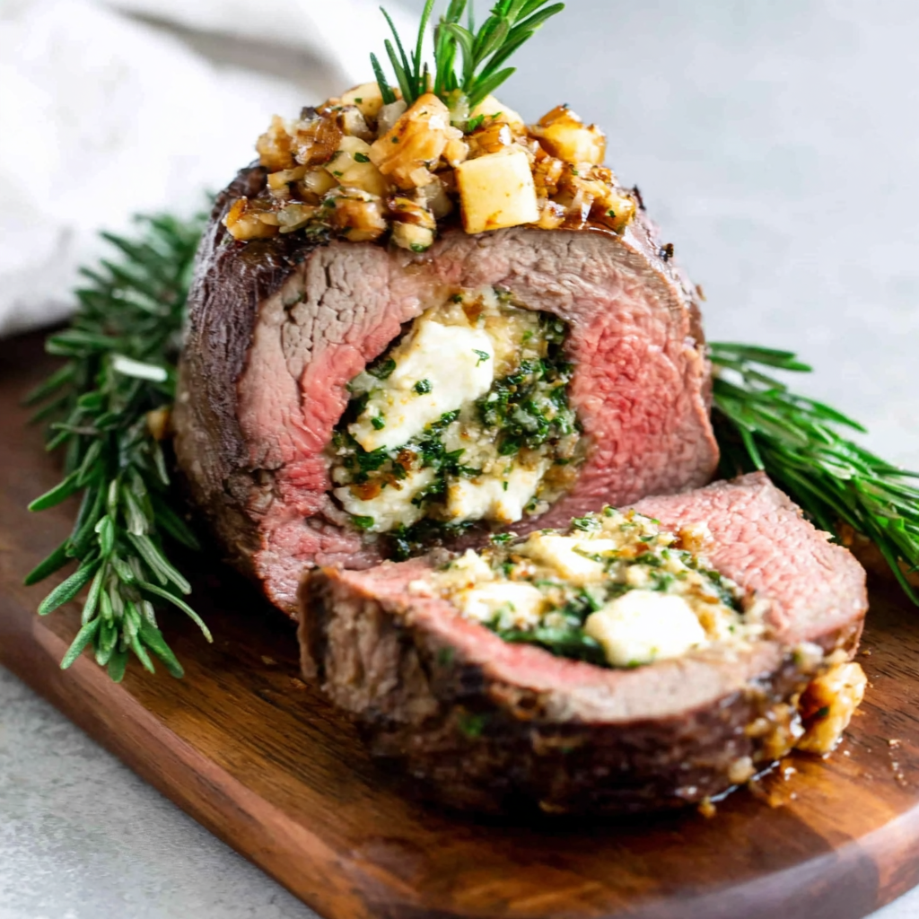 Christmas Stuffed Beef Tenderloin for Festive Feasts