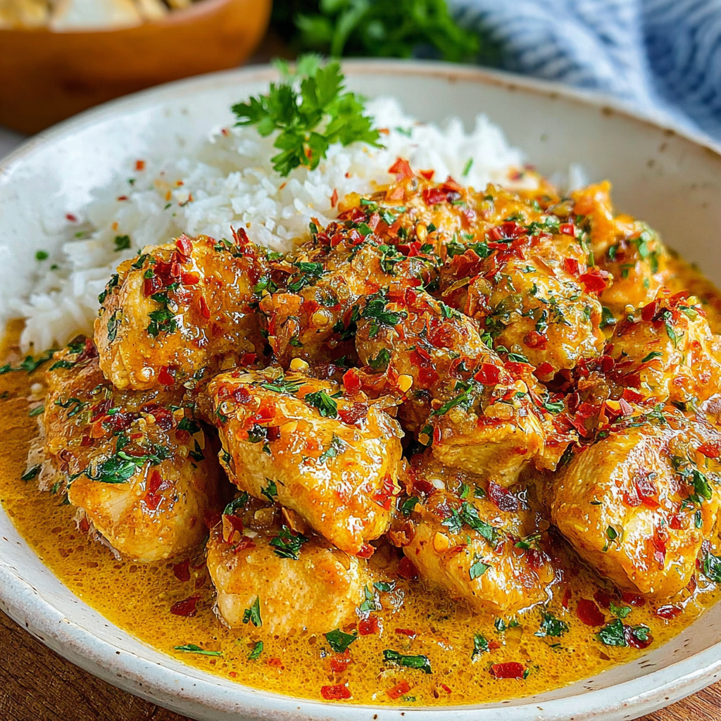 Aromatic Spicy Brazilian Coconut Chicken Delight