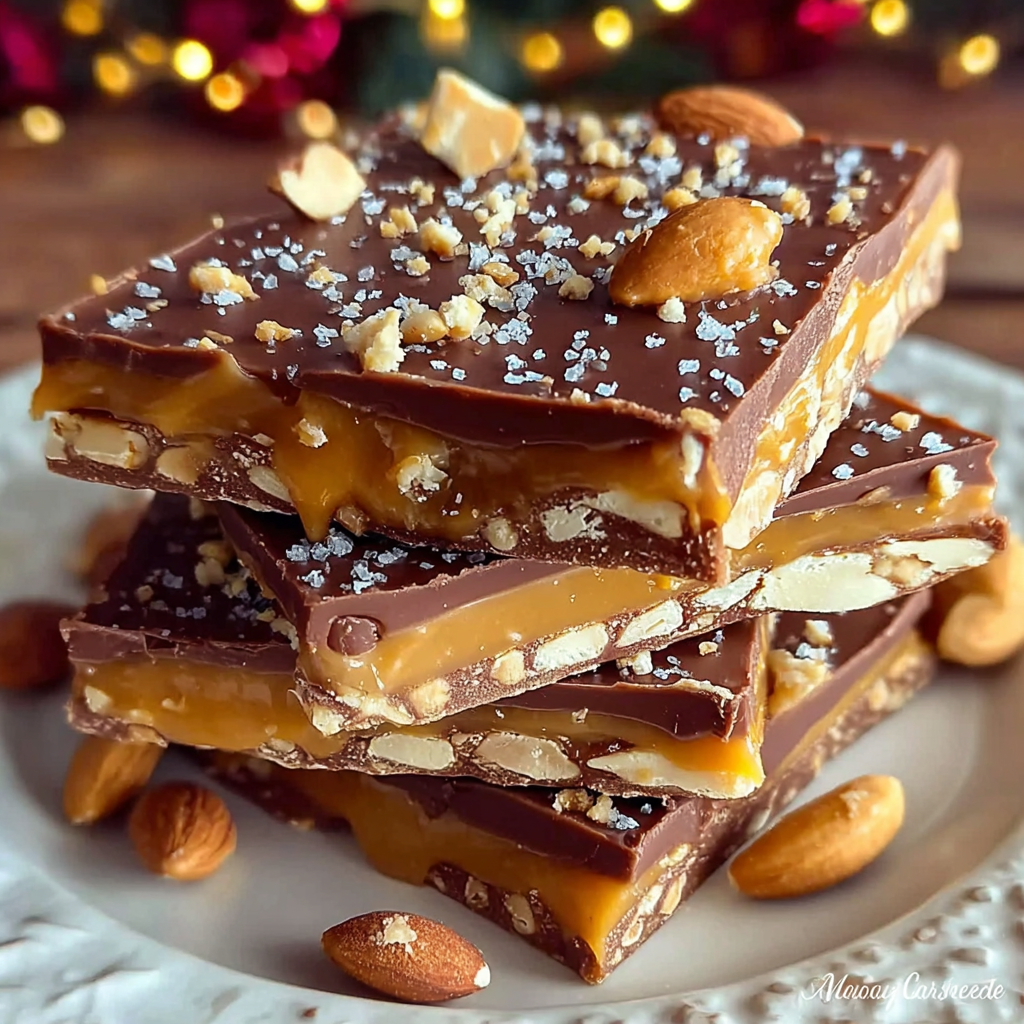 Decadent Christmas Toffee Bark for Your Festive Table
