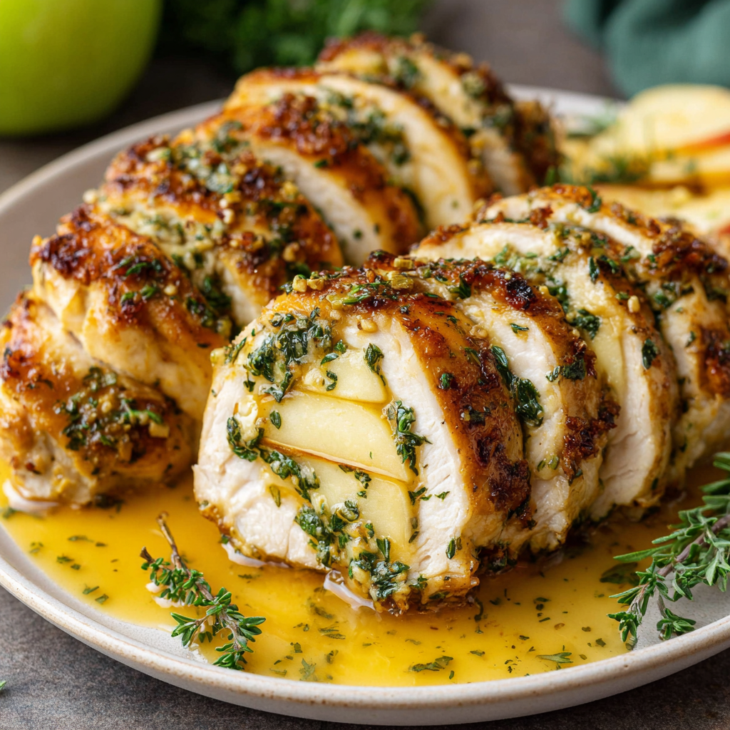 Delicious Apple and Brie Stuffed Chicken Recipe