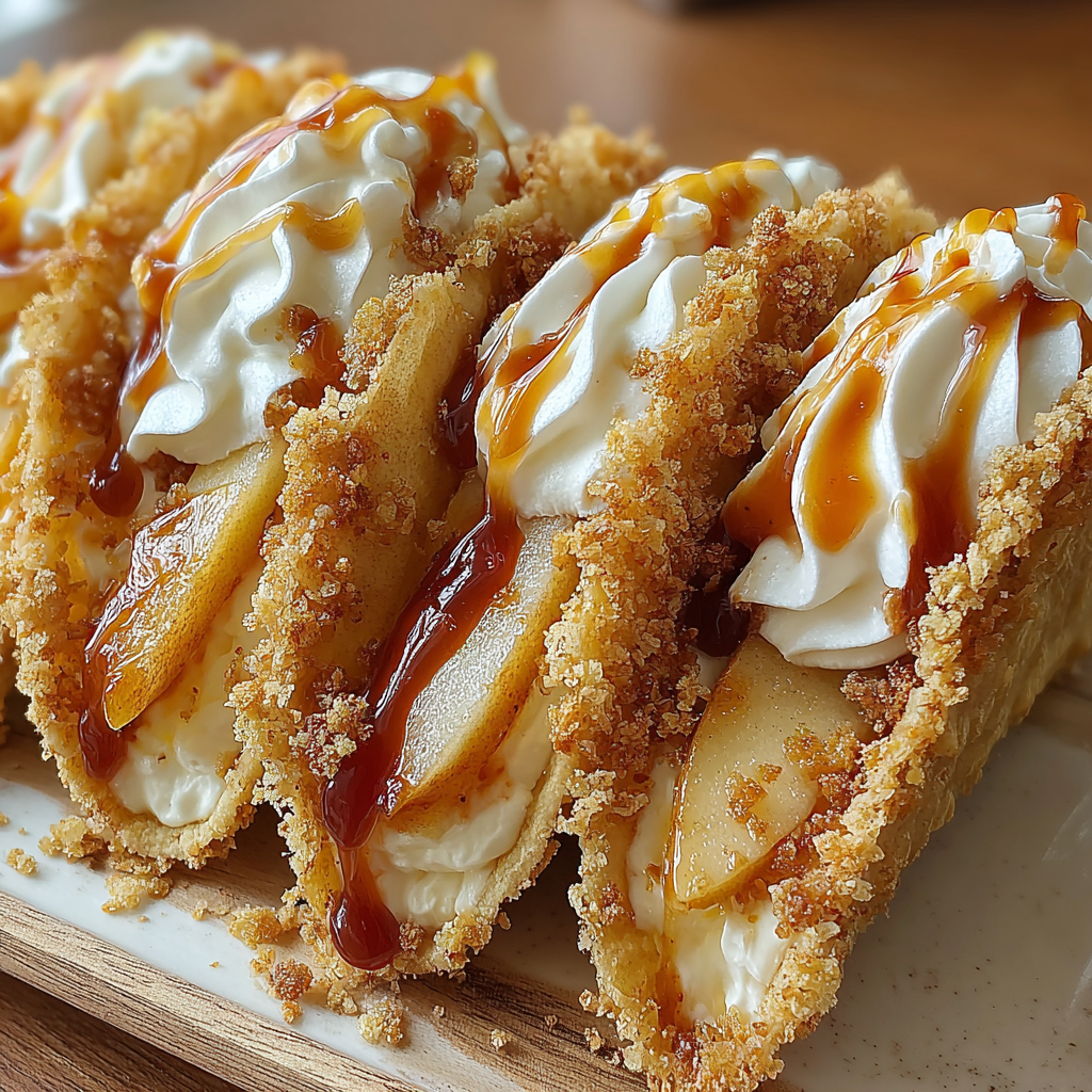 Delicious Apple Cheesecake Tacos to Satisfy Your Sweet Tooth