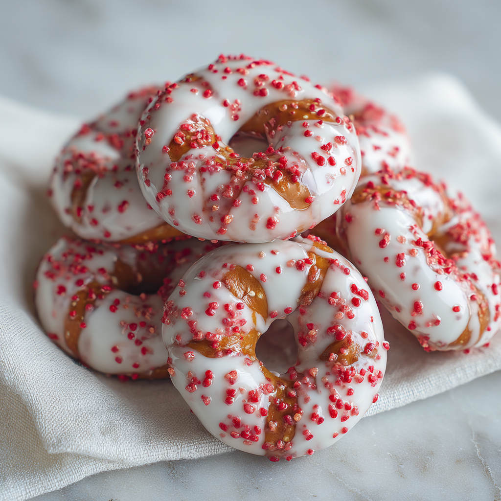 Delicious Strawberry Yogurt Pretzel Bites for Snacks