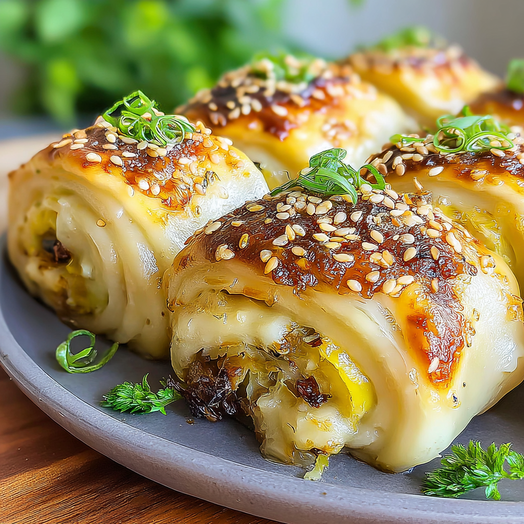 Deliciously Cheesy Baked Vegetable Rolls for All