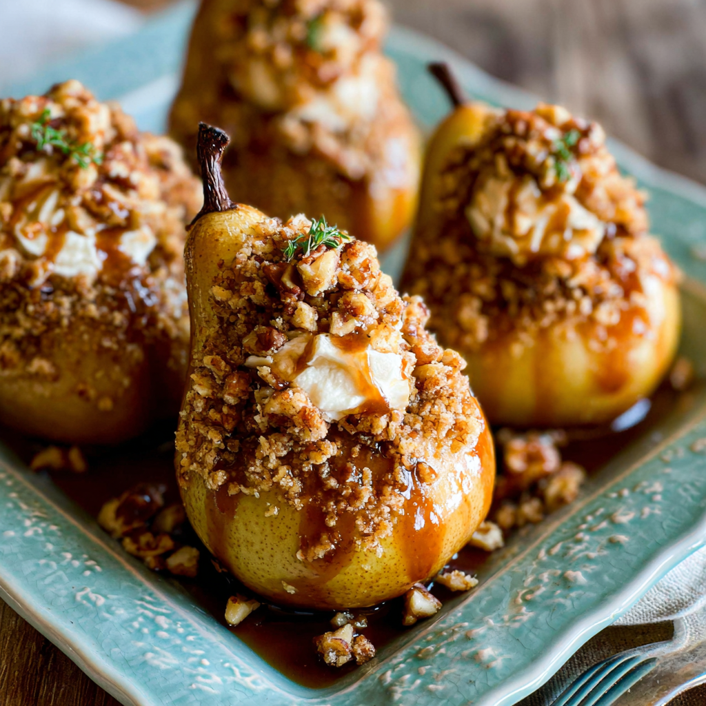Deliciously Sweet Cinnamon Stuffed Pears Recipe