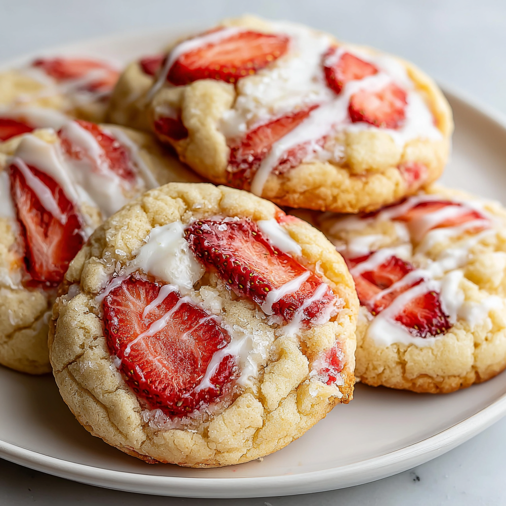 Delightful Sweet Strawberry Sugar Cookies