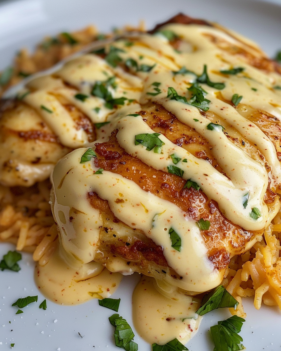 Flavorful Mexican Chicken with Creamy Cheese Sauce