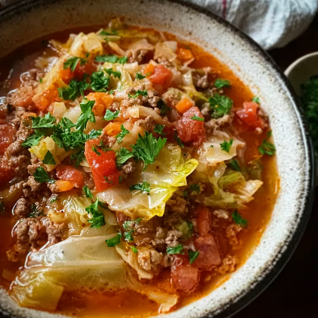 Nourishing Homemade Cabbage Soup Recipe