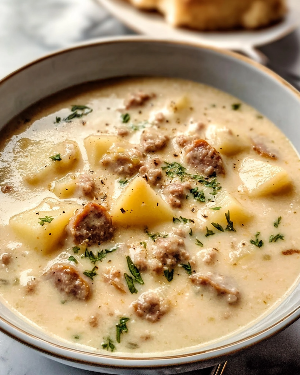 Rich and Hearty Creamy Sausage and Potato Soup