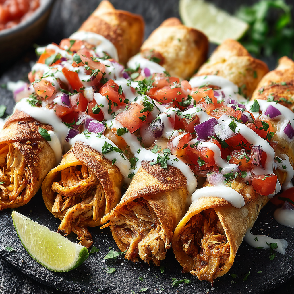Crispy Chicken Taquitos: A Flavorful Delight