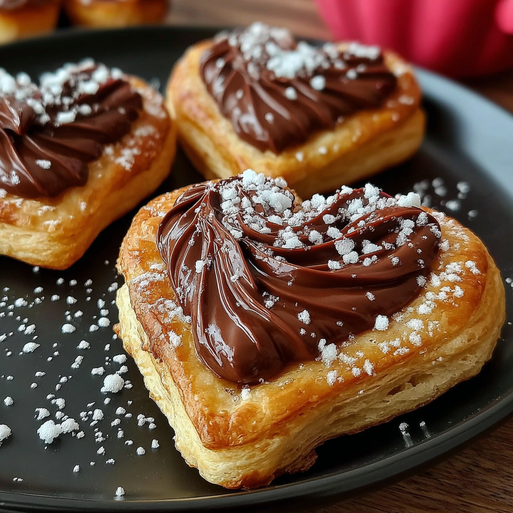 Delightful Nutella Puff Pastry Hearts for Sweet Moments