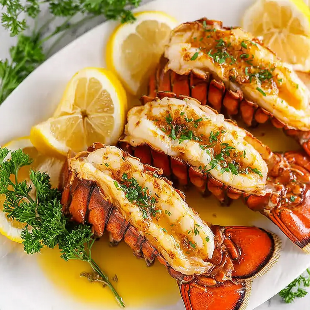 Indulge in Flavorful Butter Poached Lobster Tail