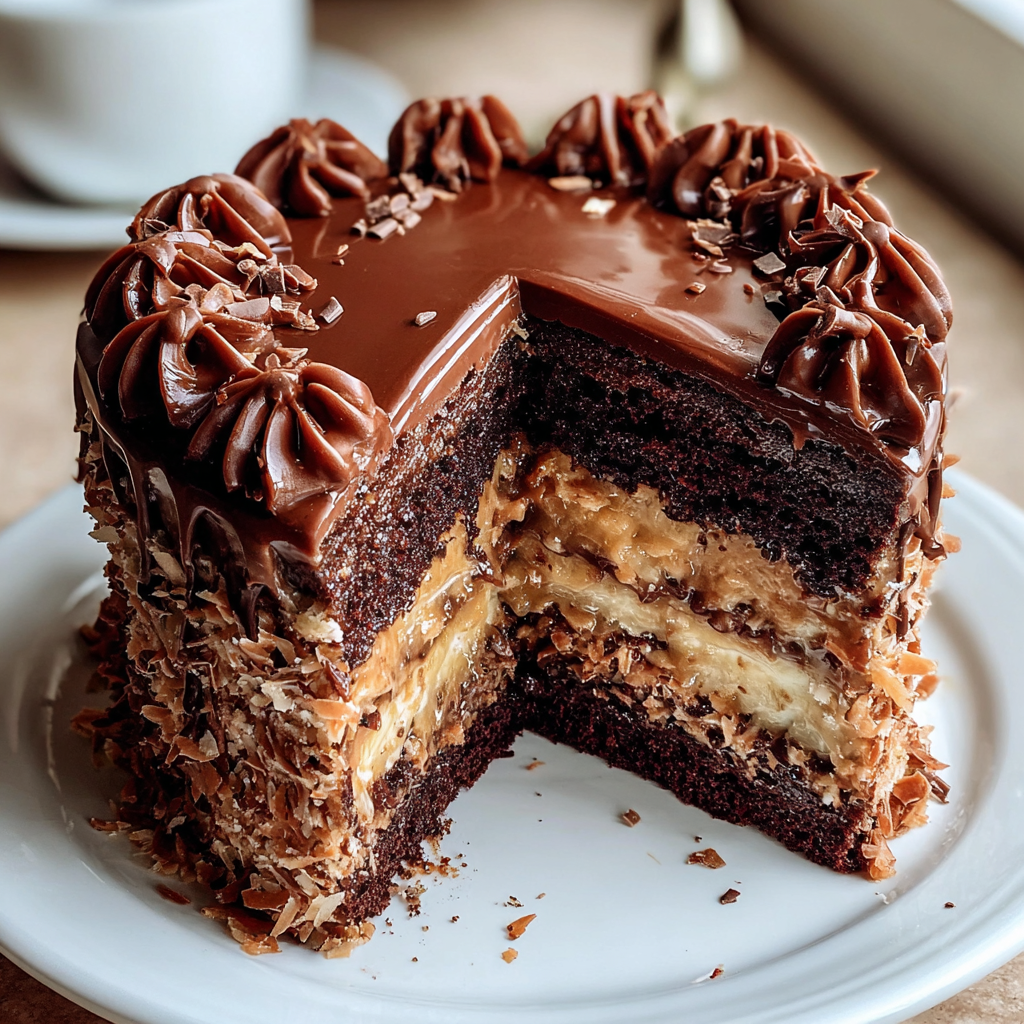 Indulge in the Richness of German Chocolate Cake