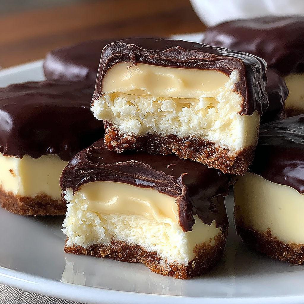 Indulgent Chocolate Covered Cheesecake Bites