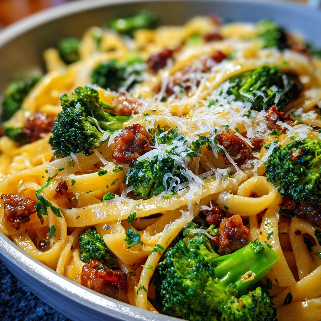 Savor the Blend of Broccoli and Chorizo Pasta