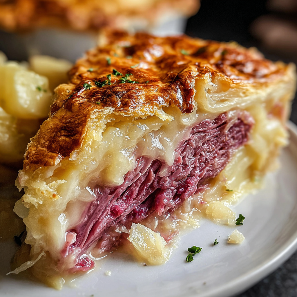 Savory Corned Beef and Potato Pie Recipe