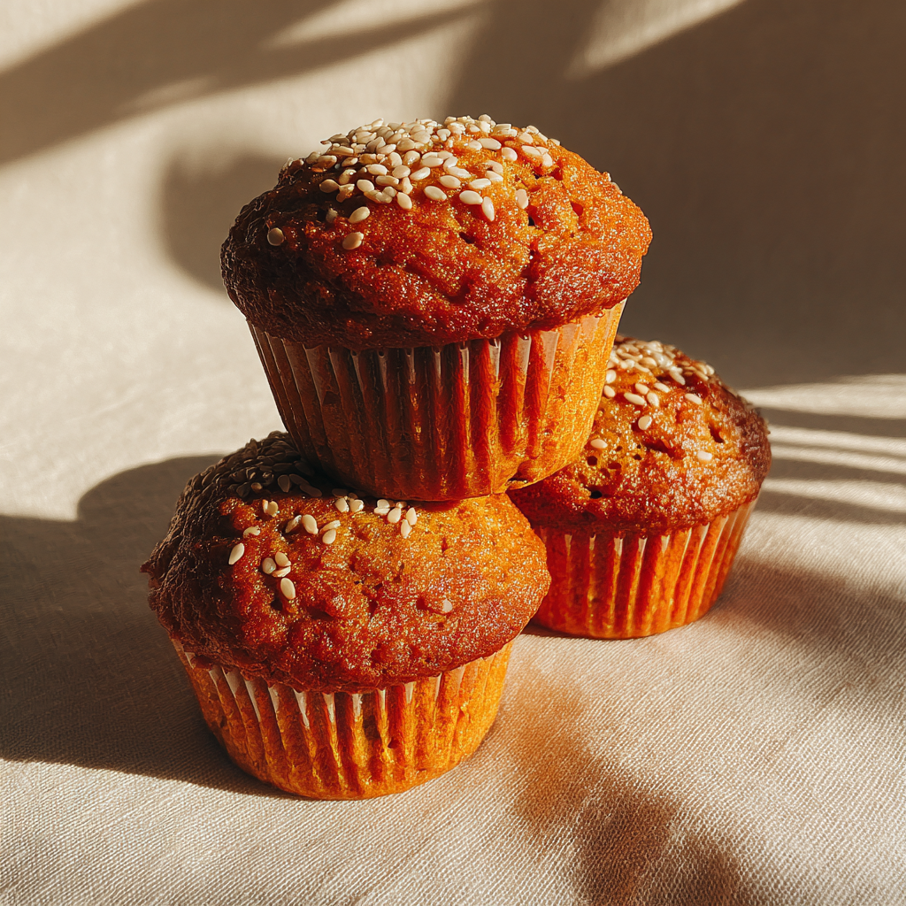 Deliciously Nutritious Carrot Tahini Muffins for Home Cooks