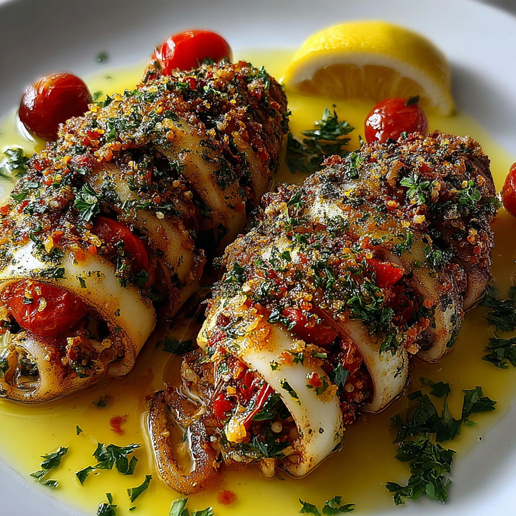 Delightful Provencal Stuffed Squid for Home Cooks